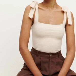 Reformation Canyon Tie Strap Knit Tank